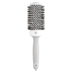 Olivia Garden Expert Blowout Shine – White & Grey - 45 - Ceramic Coated Round Brush