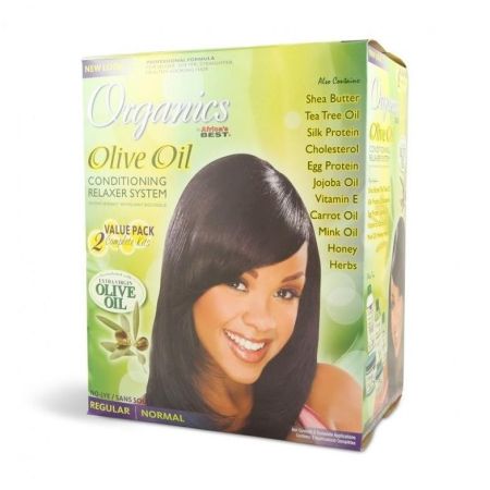 Africa's Best Organics Olive Oil Conditioning Relaxer System Regular