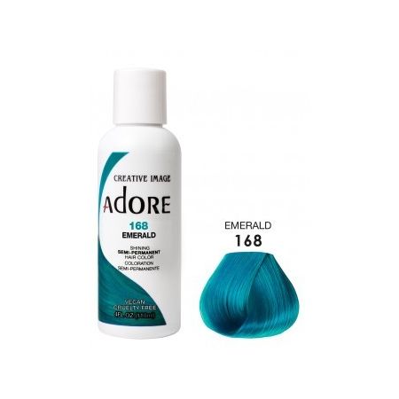 Adore Semi Permanent Hair Color 168 Emerald 118ml