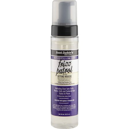 Aunt Jackie's Grapeseed Frizz Patrol Anti Poof Twist & Curl Setting Mousse 244ml