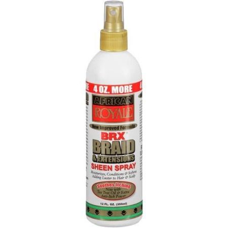 African Royale BRX Braid and Extensions Sheen Spray 355 ml