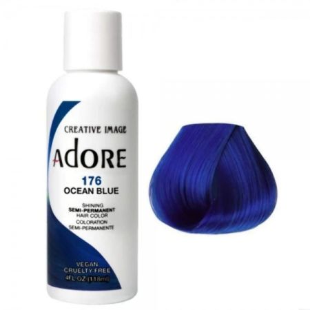Adore Semi Permanent Hair Color 176 Ocean Blue 118ml
