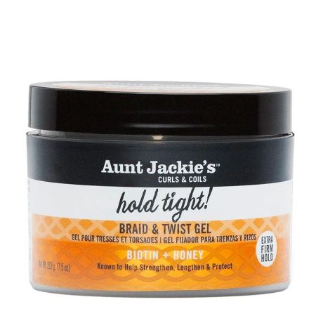 Aunt Jackie's Biotin + Honey Extra Firm Hold Braid & Twist Gel 213Gr