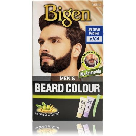 Bigen Men's Beard Color B104 Natural Brown