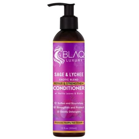 Blaq Luxury Sage And Lychee Repair & Strength Conditioner 355ml