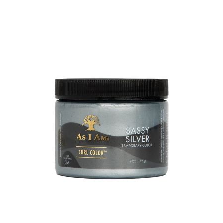 As I Am Curl Color™ Temporary Color Gel - SASSY SILVER 6oz
